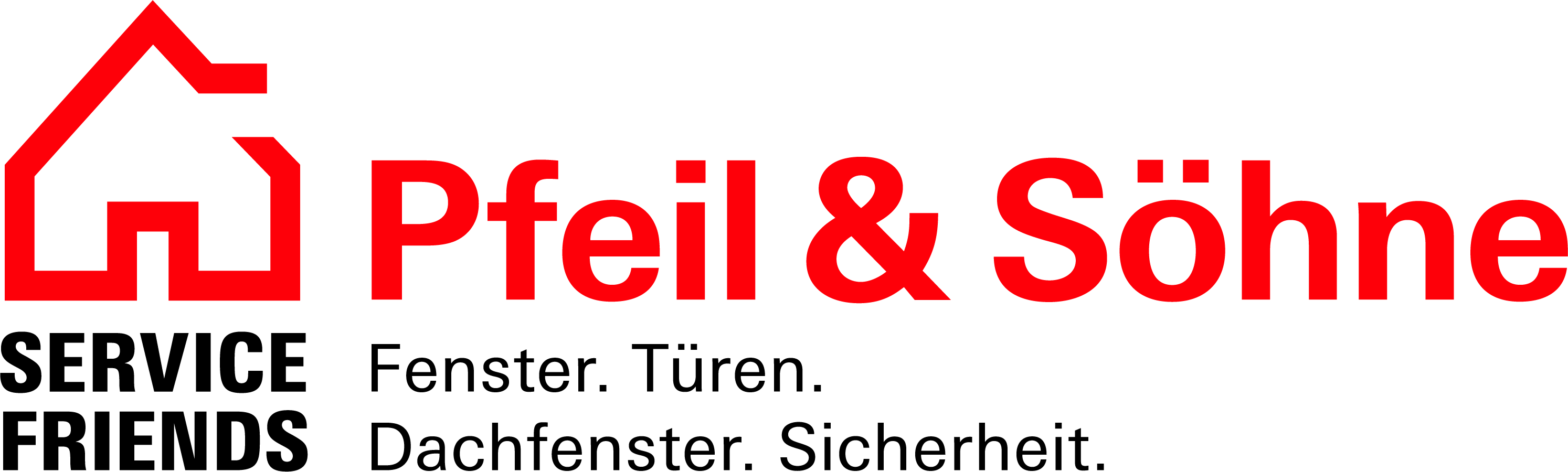 Logo der Pfeil & Söhne Sicherheits- und Fenstertechnik GmbH.