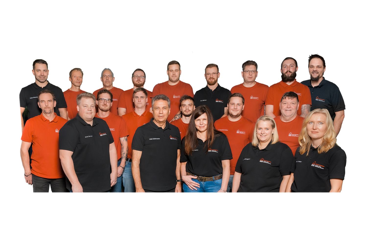Ein Gruppenbild von Mitarbeitern der Schirrmacher Sicherheits- und Fenstertechnik GmbH.